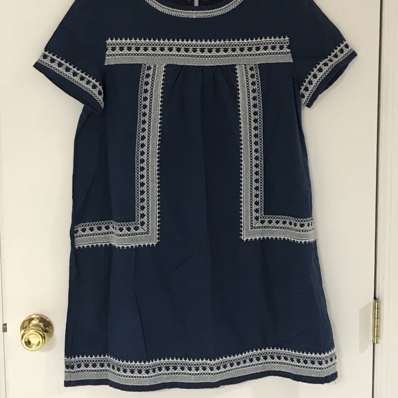 forever 21 embroidered peasant dress Wild Patchwork Print Flare Sleeve Peasant Dress - Blue main image 1